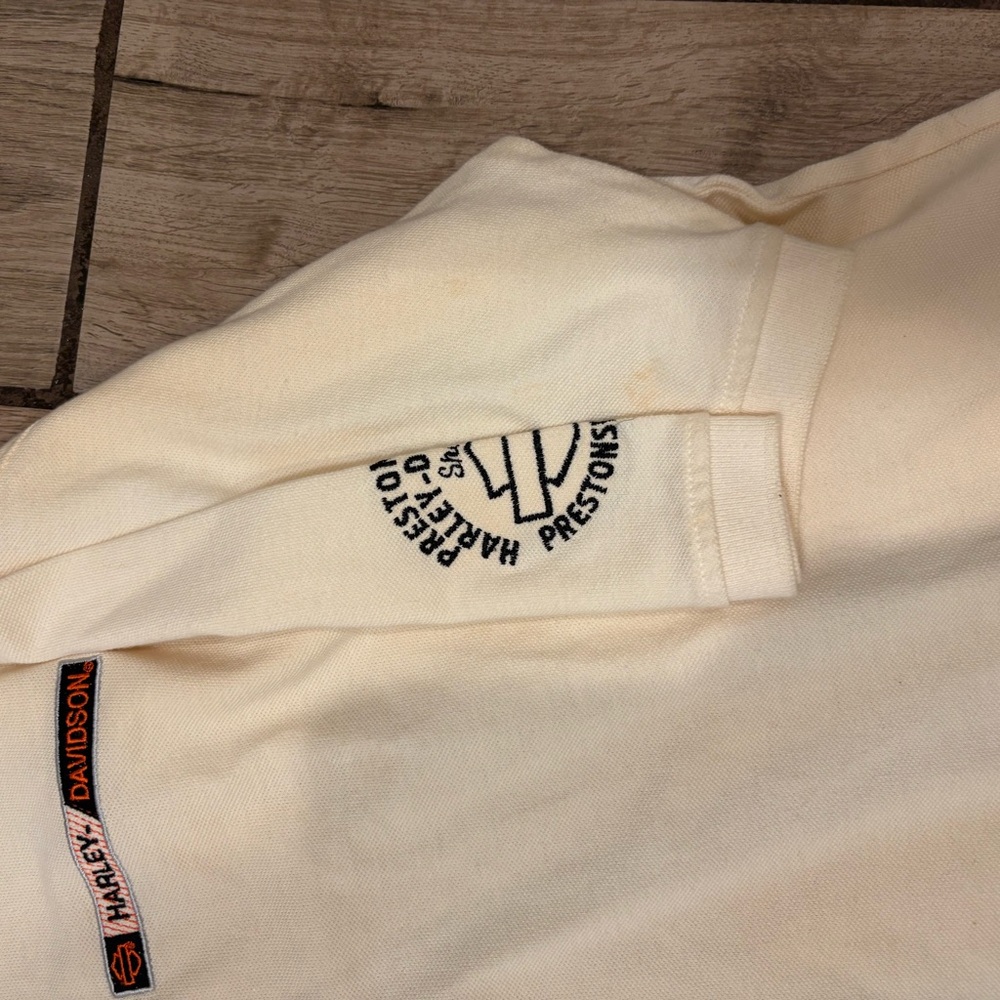 Harley-Davidson Off-White Tee with Logo